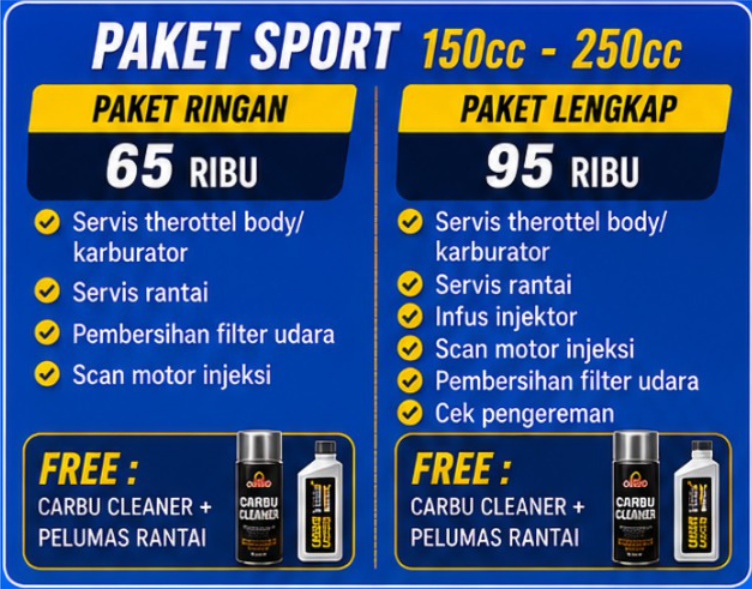 Paket Servis Sport